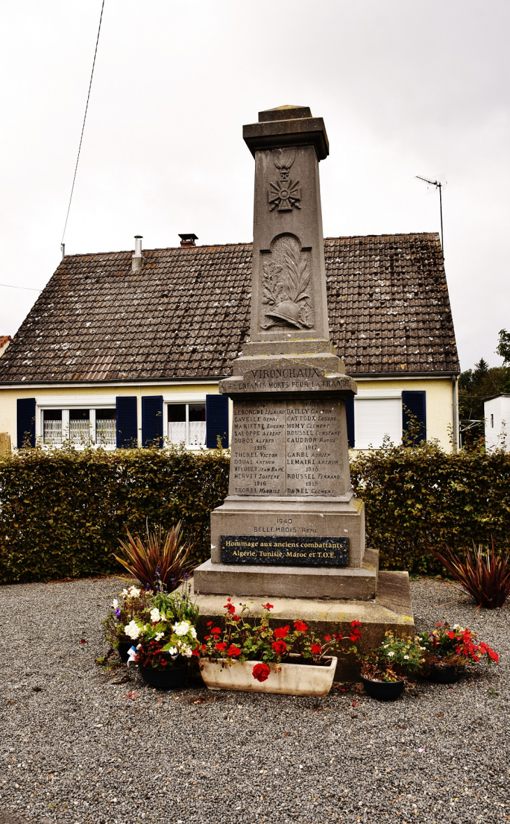 Monument-aux-Morts - Vironchaux