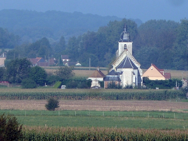 Vue sur le village - Vitz-sur-Authie