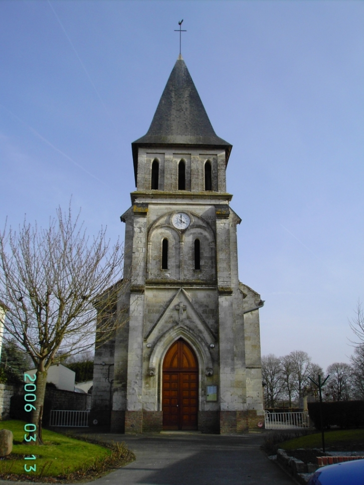 L'église d'Yzeux