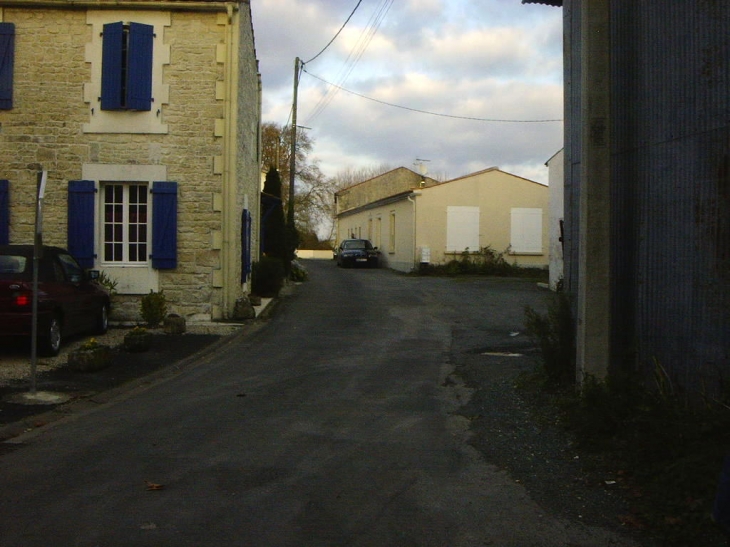 Rue du petit Marais depuis la rue de la Taillée - Aigrefeuille-d'Aunis