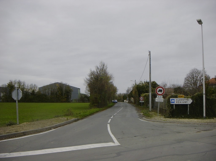 Route de Puyvineux depuis la rue de la Gare - Aigrefeuille-d'Aunis