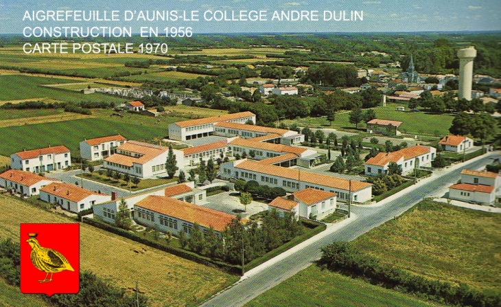 4 AIGREFEUILLE COLLEGE ANDRE DULIN 1970 - Aigrefeuille-d'Aunis