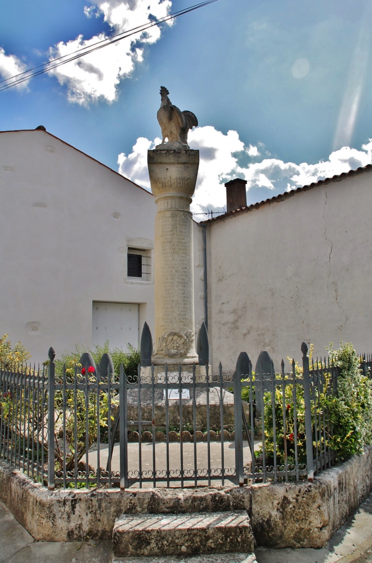 Monument aux Morts - Ardillières