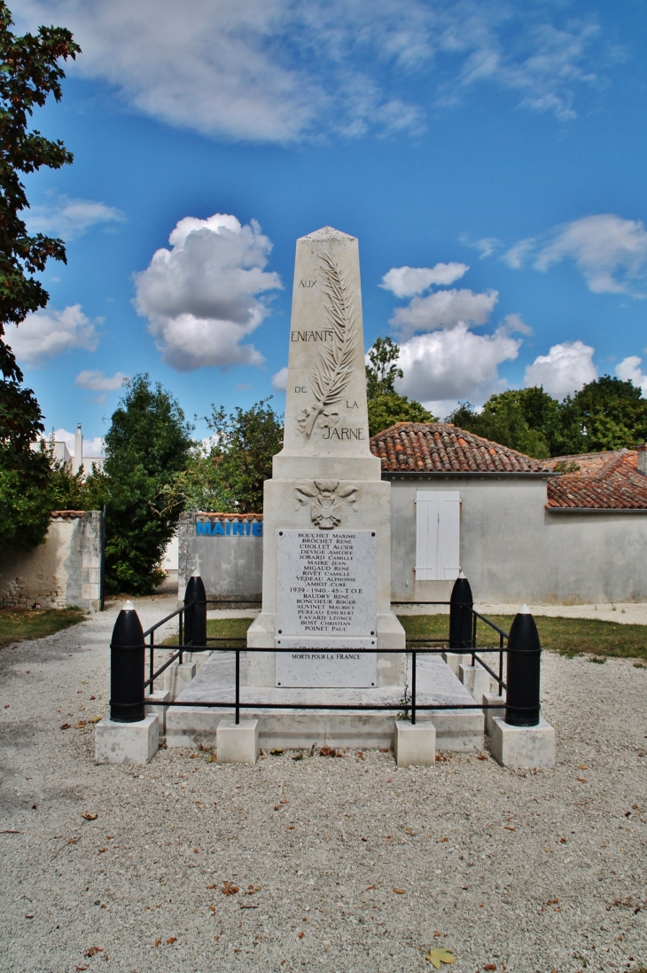 Monument aux Morts - La Jarne