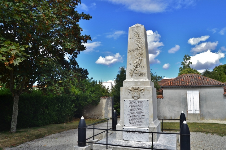 Monument aux Morts - La Jarne