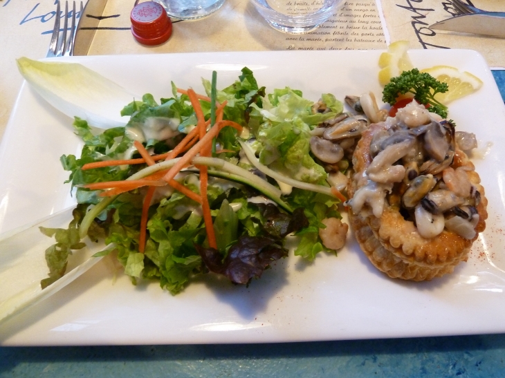 L'assiette du Restaurant du port de pêche. - La Rochelle