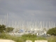 Photo suivante de La Rochelle Mats des bateaux du port de plaisance des Minimes vue de la plage