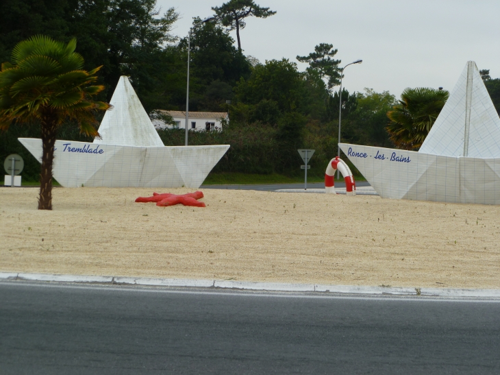 Rond point Les petits bâteaux - La Tremblade