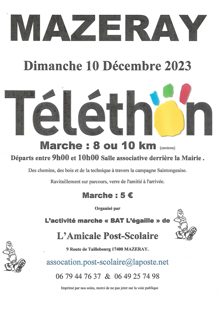 Téléthon 2023 - Mazeray