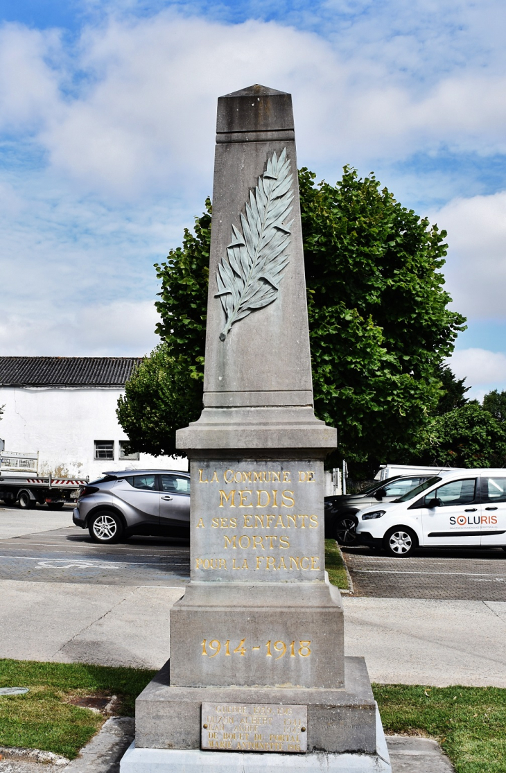 Monument-aux-Morts - Médis