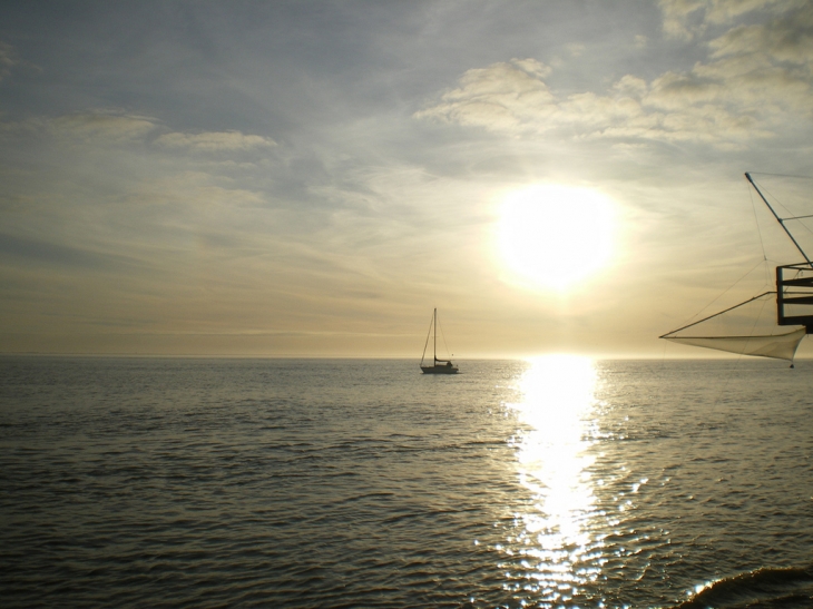 Couché de soleil Meschers Corniche - Meschers-sur-Gironde