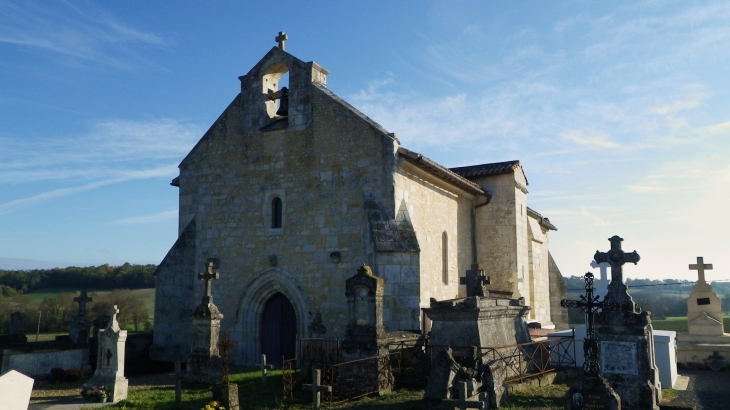 L'église de Moulons. - Pommiers-Moulons