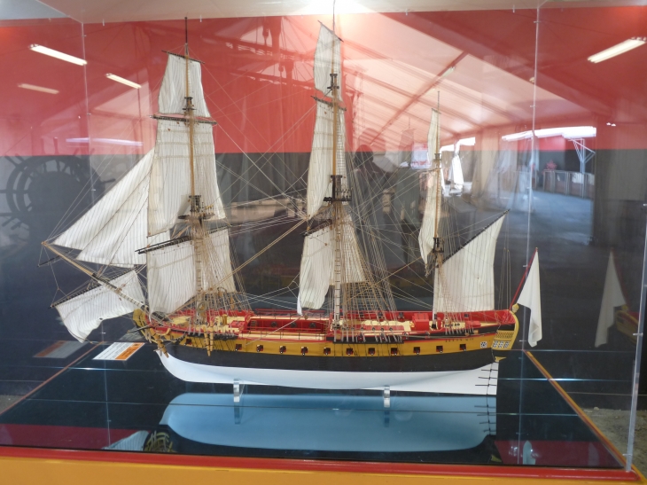 Maquette de l'Hermione - Rochefort