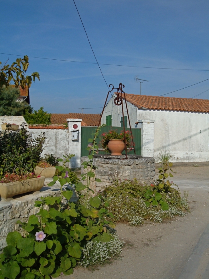 Vieux puit en pierre à Chaucre - Saint-Georges-d'Oléron