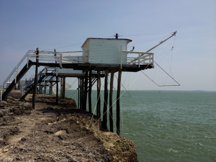 Les carrelets. - Saint-Palais-sur-Mer