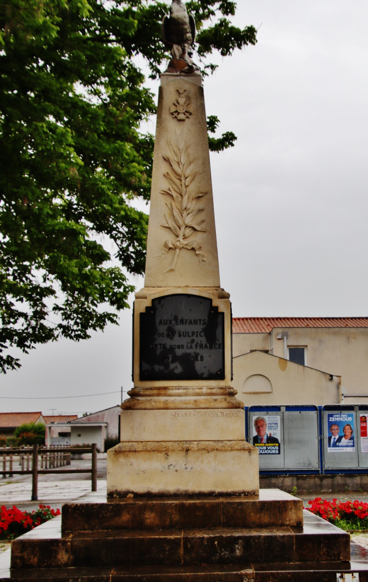 Monument-aux-Morts - Saint-Sulpice-de-Royan