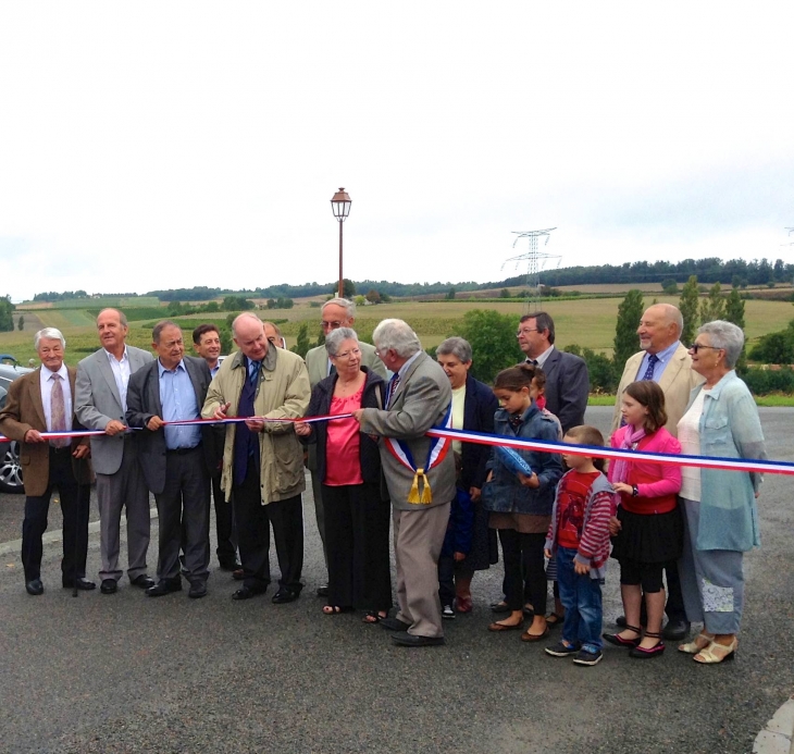 Inauguration de l'embellissement du centre bourg - Semoussac