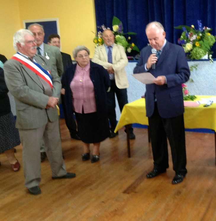 Inauguration embellissement du centre bourg - remise de médailles - Semoussac