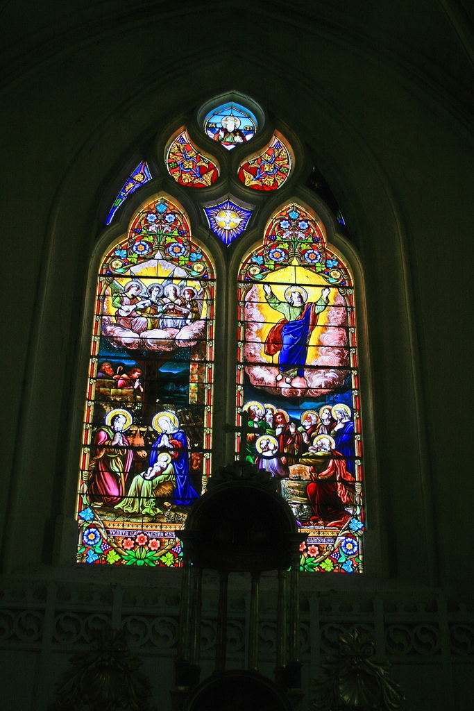 Vitrial  de  l,eglise de l,assomption  de tugeras  st  maurice - Tugéras-Saint-Maurice