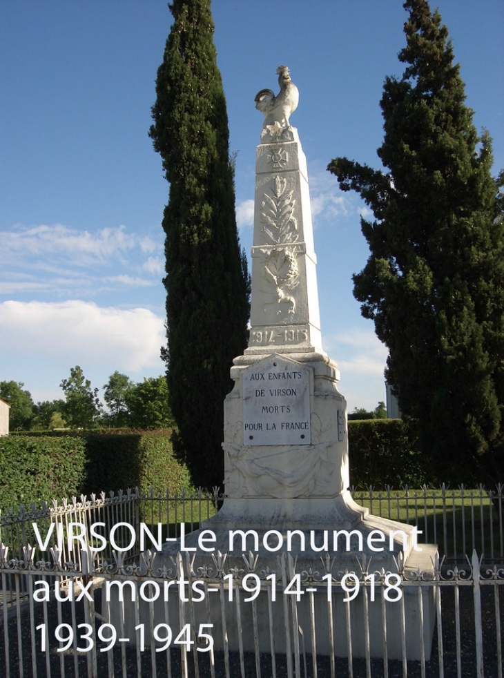 VIRSON MONUMENT AUX MORTS