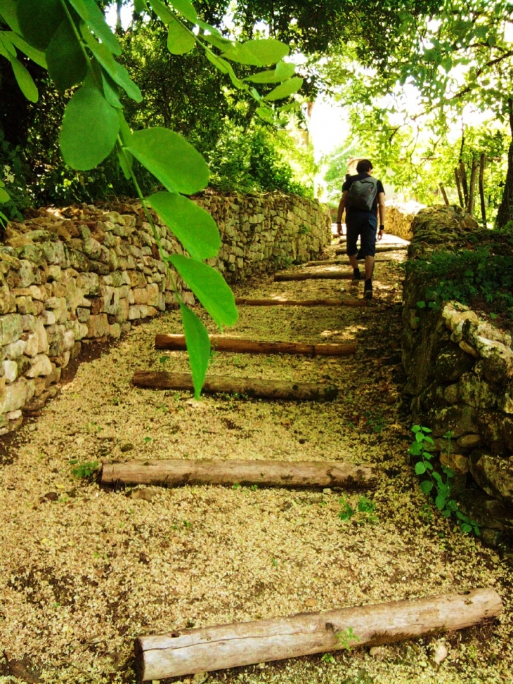 Chemin des Elots du village pittoresque de Cellefrouin