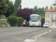 The happy smiling school bus.