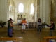 La chorale répète dans l'église