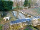 Fontaine et lavoir au pied de l'église Saint Martial.