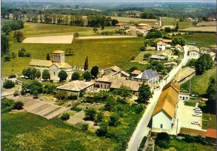 Passirac vue aérienne