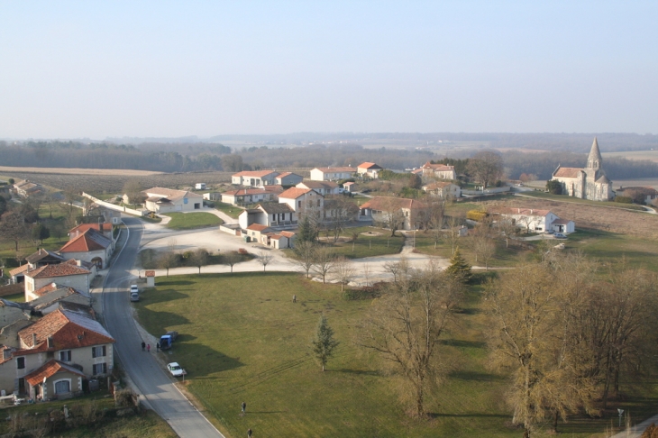 Plassac vu du ciel - Plassac-Rouffiac