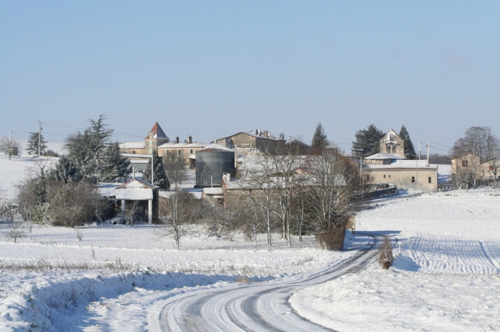 Rouffiac sous la neige - Plassac-Rouffiac