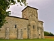 Façade Nord de l'église Saint Jacques de Conzac