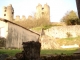 vue du chateaux avec soleil