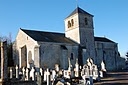 L'église St Pierre vue du Cimetière communal - Aiffres