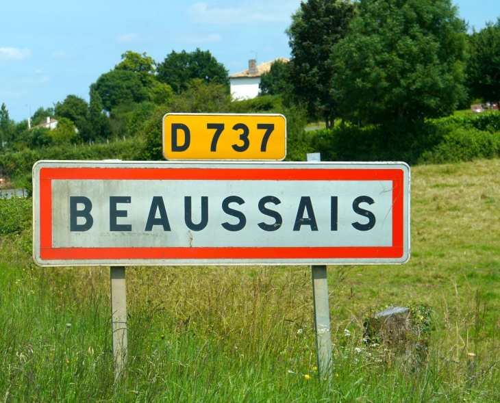 Autrefois : Bauchay en 1253, Bacayum en 1300, Baussay en 1406. - Beaussais