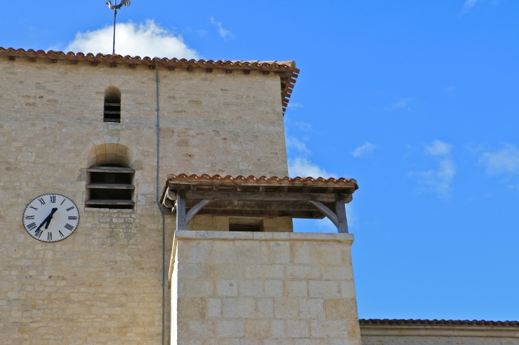 Façade sud de l'église de la Sainte Trinité - Détail : la  - Coulon