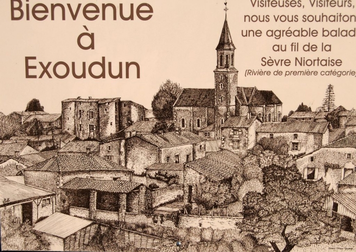 Panneau Exoudun