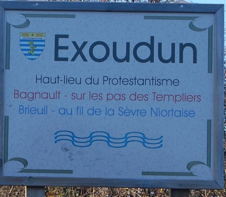 Panneau Exoudun