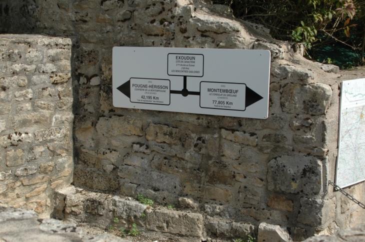 Liason du tunnel de Montemboeuf à Pougne - Exoudun