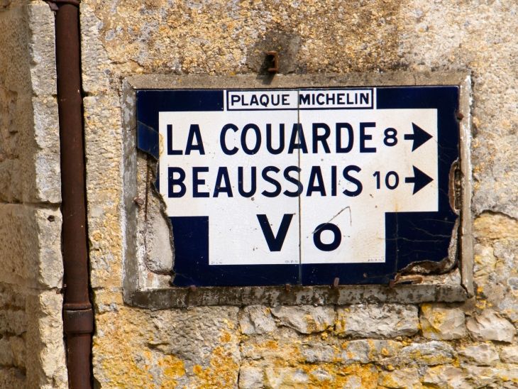 Plaque Michelin - Exoudun