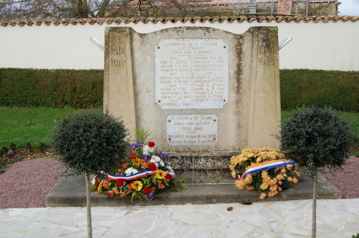 Le monuments aux morts pour la France - La Couarde