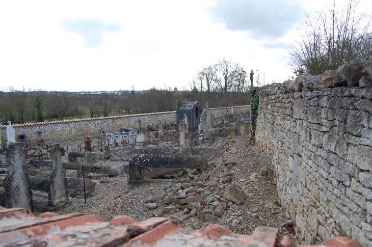 Cimetière protestant à Breloux - La Crèche