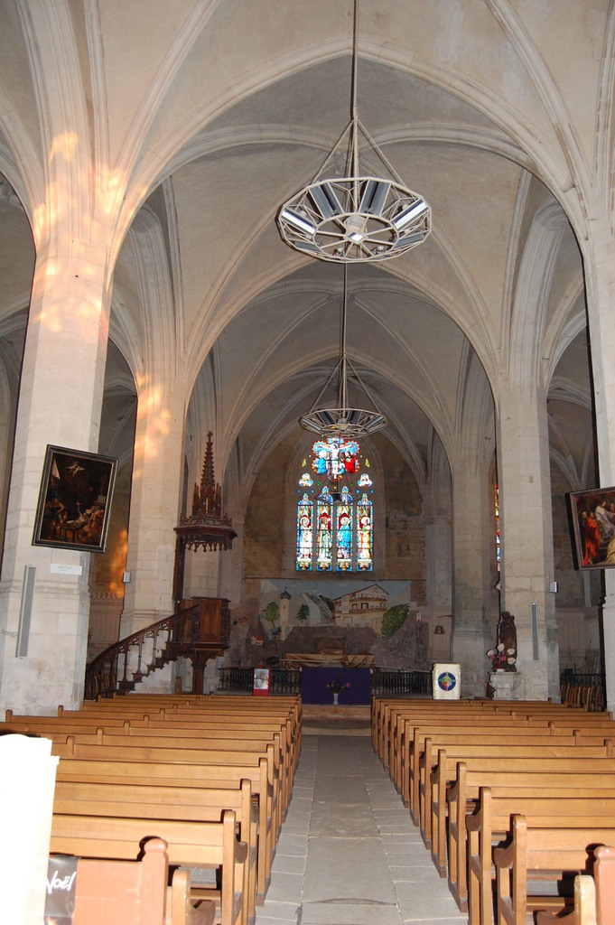 Eglise St Heray intérieur - La Mothe-Saint-Héray