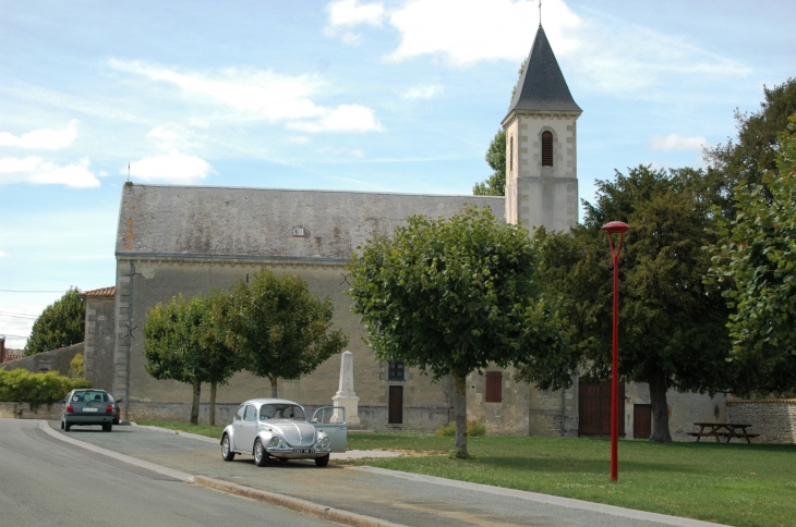 église actuelle St Fulbert  - Paizay-le-Chapt