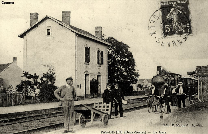 L'ancienne gare carte postale ancienne - Pas-de-Jeu