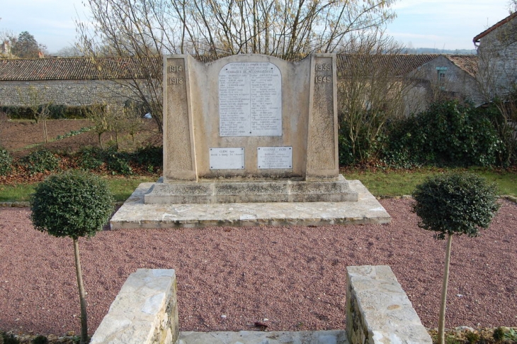 Monuments aux morts pour la France - Salles