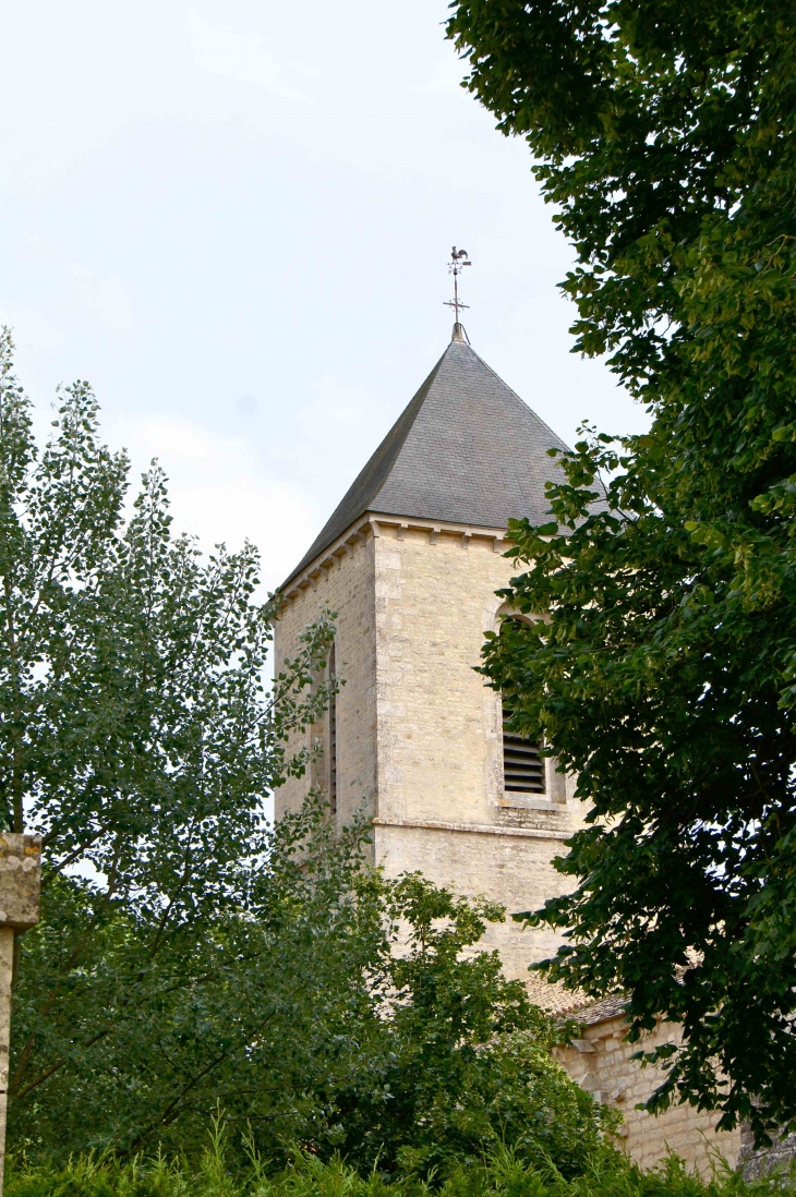 Clocher de l'église Saint Martin. - Vançais