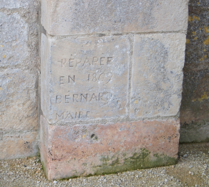 Inscription du Maire. - Leignes-sur-Fontaine