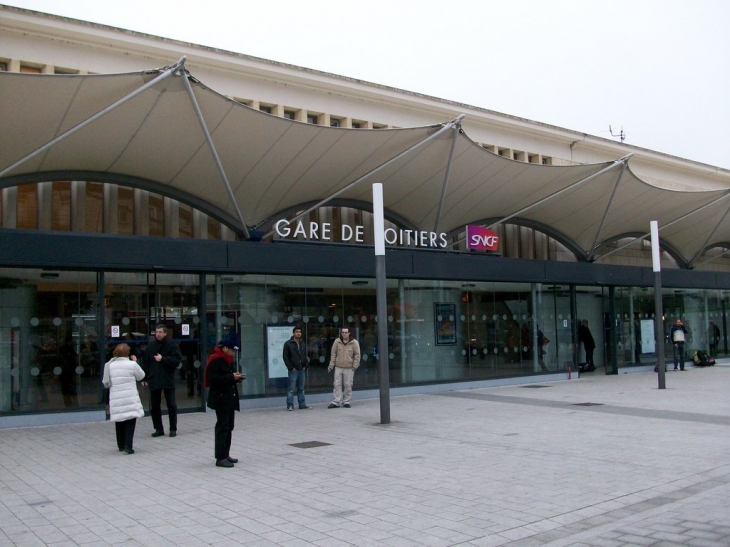 La gare de Poitiers.