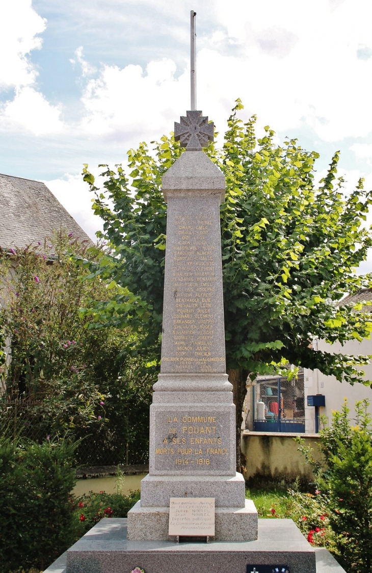 Monument-aux-Morts - Pouant